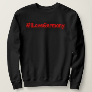 Sudadera Diseño elegante de "iLoveGermany". ¡Hazte con una