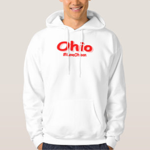 Sudadera Diseño elegante de "iLoveOhioan". Comprar ahora