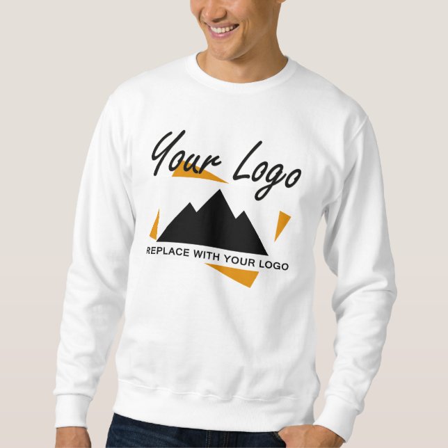Sudadera Diseño empresarial personalizado Añadir el logotip (Anverso)