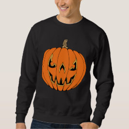 Sudadera Diseño espeluznante de Jack-o'-lantern de Hallowee