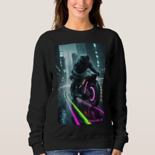 Sudadera Diseño estético ciberpunk / retro