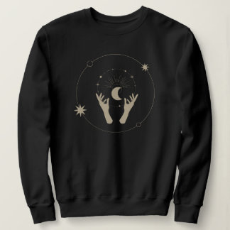 Sudadera diseño estético de fantasía bajo la luz de la luna