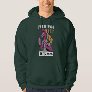 Sudadera Diseño Estético Urbano Flamingo Riot