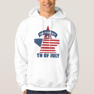 Sudadera Diseño estrella del Día de la Independencia