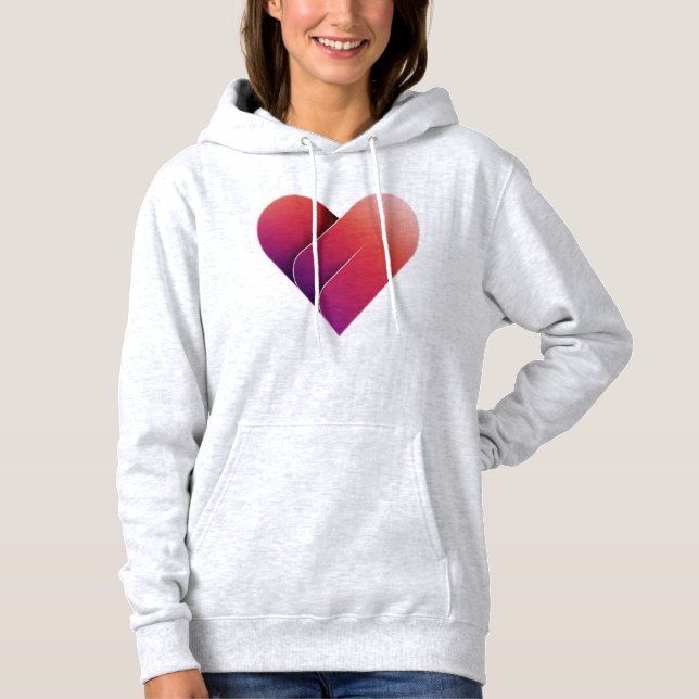 Sudadera Diseño femenino de Red Heart Front (Anverso)