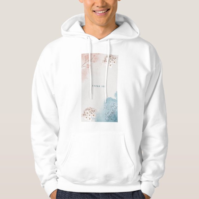 Sudadera Diseño floral (Anverso)