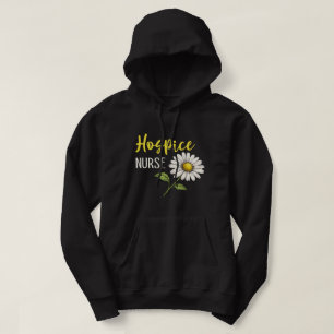 Sudadera Diseño Floral de Enfermera de Cuidados Paliativos