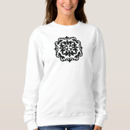 Sudadera Diseño Floral Ornamental