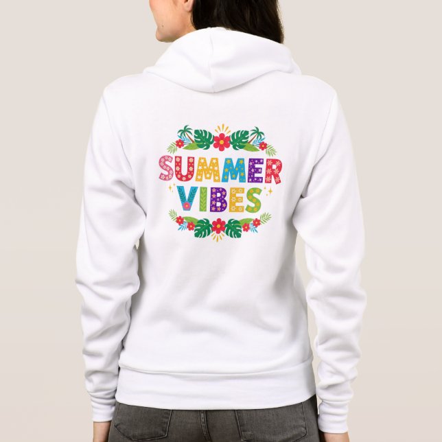 Sudadera Diseño floral Summer Vibes-54504 (Reverso)