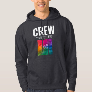 Sudadera Diseño frontal y posterior Añadir el texto del log