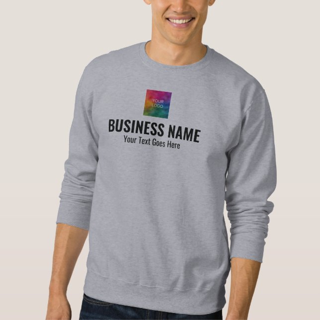 Sudadera Diseño frontal y posterior Trabajo Uniforme Mens G (Anverso)