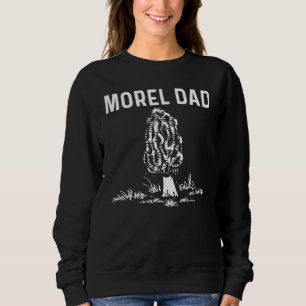 Sudadera Diseño genial de morel para papá cazador de hongos