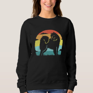 Sudadera Diseño genial de Samoyed Retró Vintage Atardecer S