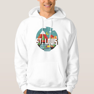 Sudadera Diseño geométrico de St. Louis, Missouri