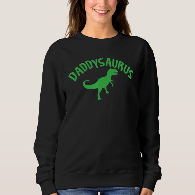 Sudadera Diseño gráfico Daddyssaurus Padre (Anverso)