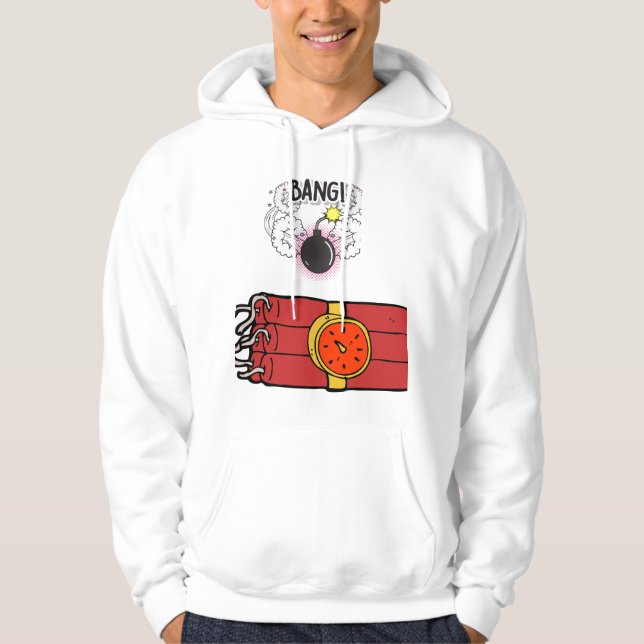 Sudadera Diseño gráfico de bomba ilimitado (Anverso)