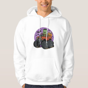 Sudadera Diseño gráfico de camión monstruo de Frankenstein 