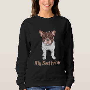 Sudadera Diseño gráfico de caniche francés mejor amigo de c