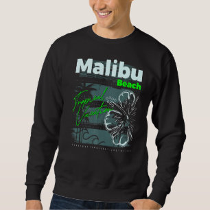 Sudadera Diseño gráfico de Malibu Beach California