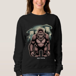 Sudadera Diseño gráfico divertido Bigfoot Sasquatch Alien U