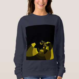 Sudadera Diseño gráfico gráfico de imágenes con chorro negr