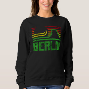 Sudadera Diseño gráfico y Guay de la Novedad de Berlín retr