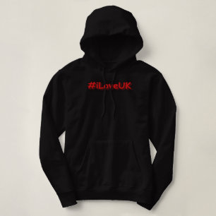 Sudadera Diseño "iLoveUK". ¡Hazte con una en Zazzle