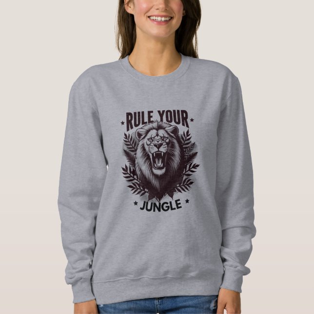 Sudadera Diseño Inspirador Fierce Lion King (Anverso)