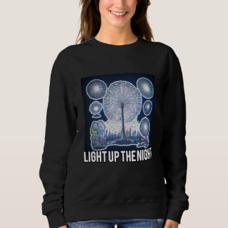 Sudadera Diseño interactivo brillante en la oscuridad