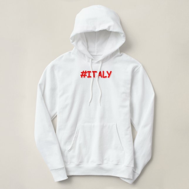Sudadera Diseño "ITALIA". ¡Hazte con una en Zazzle (Diseño del anverso)