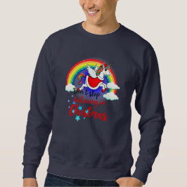 Sudadera Diseño mágico de vacaciones unicornio
