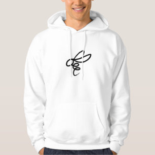 Sudadera Diseño minimalista de abeja con arte de línea – Ab