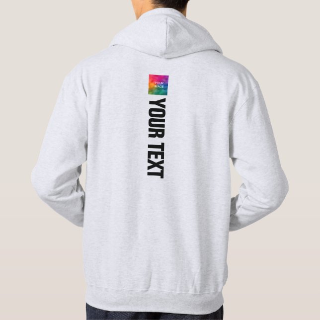 Sudadera Diseño moderno de doble cara para hombres Impresió (Reverso)