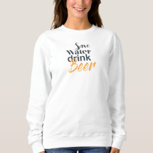 Sudadera Diseño moderno, divertido y urbano Salven cerveza