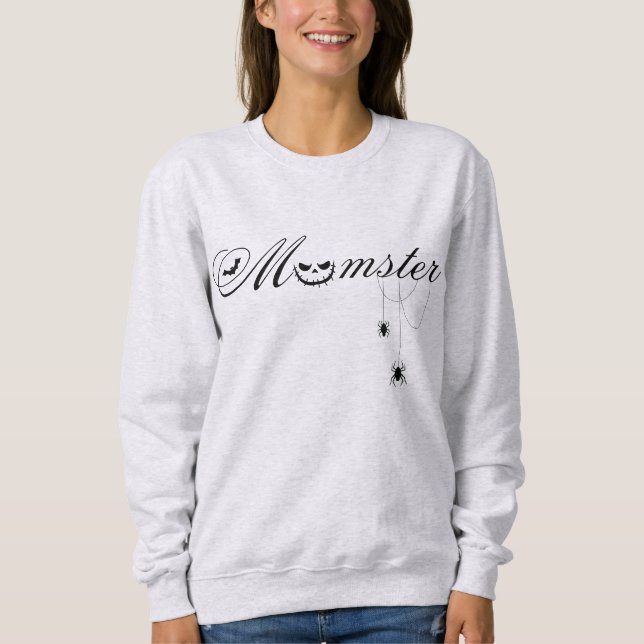 Sudadera Diseño monstruo de la Mamá de Halloween (Anverso)