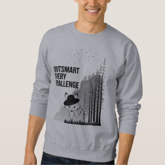 Sudadera Diseño motivacional de Fox inteligente