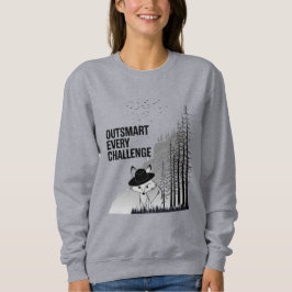 Sudadera Diseño motivacional de Fox inteligente