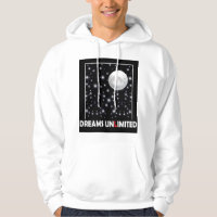 Diseño motivador de sueños con noche estrellada y