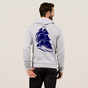 Sudadera Diseño Náutico Ancla Barco de Vela Capitán