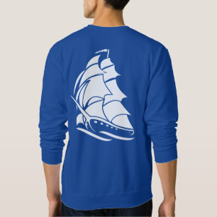 Sudadera Diseño Náutico Ancla Barco de Vela Capitán