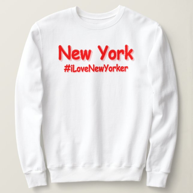 Sudadera Diseño "Nueva York". Comprar ahora (Anverso del diseño)