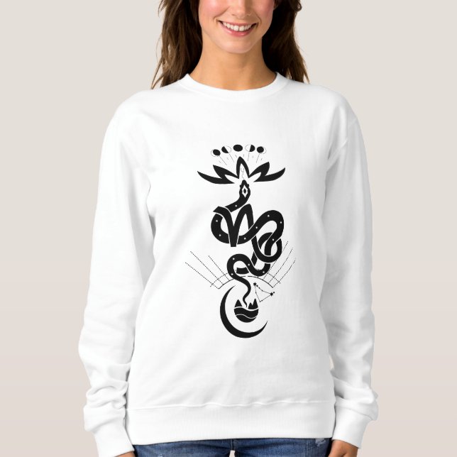 Sudadera Diseño original para impresión de serpientes 2025, (Anverso)