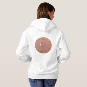 Sudadera Diseño personalizado de nombres de Purpurinas de o