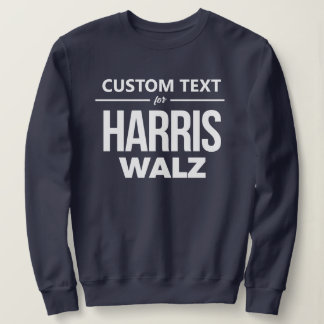Sudadera Diseño personalizado para Harris Walz