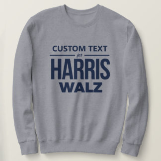 Sudadera Diseño personalizado para Harris Walz