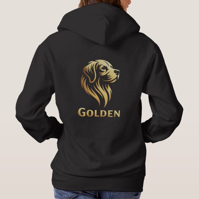 Sudadera Diseño Premium de Golden en Dorado (Reverso)