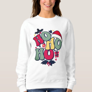 Sudadera Diseño principal de la mujer Navidad juguetona