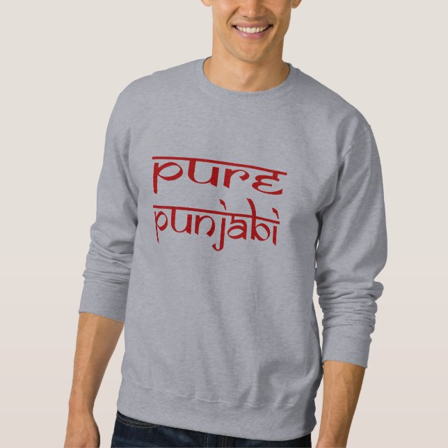Sudadera Diseño punjabi punjab desi india puro (Anverso)
