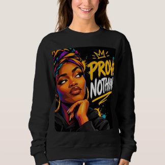 Sudadera Diseño que no prueba nada