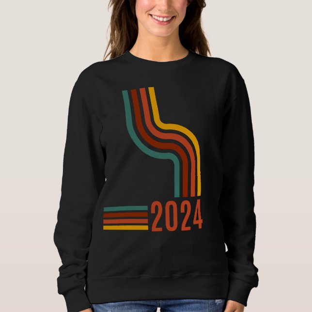 Sudadera Diseño retro 2024 (Anverso)